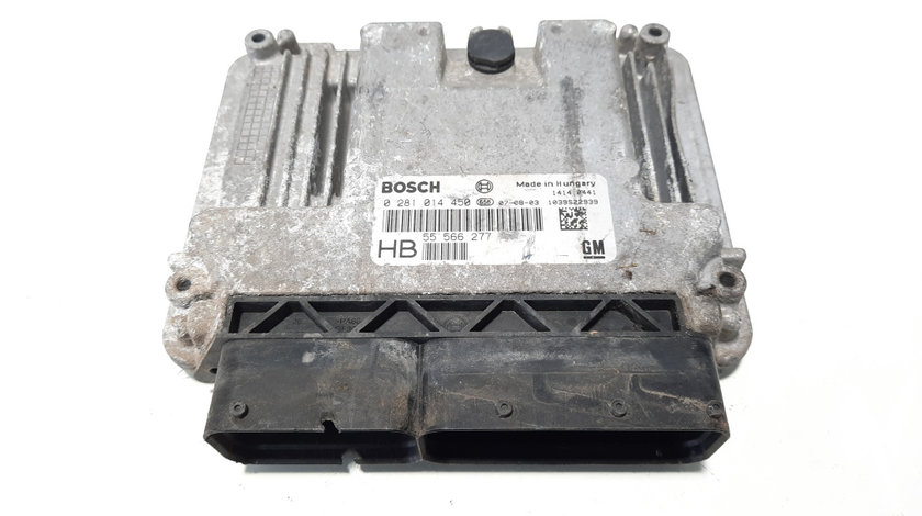 Calculator motor Bosch, cod 55566277, 0281014450, Opel Vectra C GTS, 1.9 CDTI, Z19DT (idi:483144)