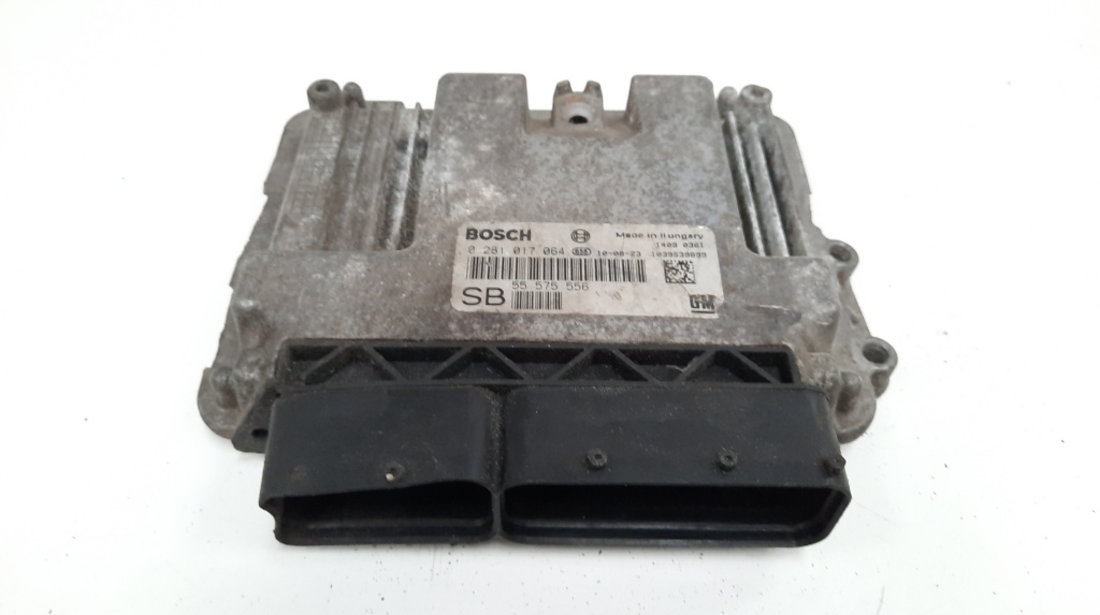 Calculator motor Bosch, cod 55575556, 0281017064, Opel Vectra C GTS, 1.9 CDTI, Z19DTH (idi:491536)