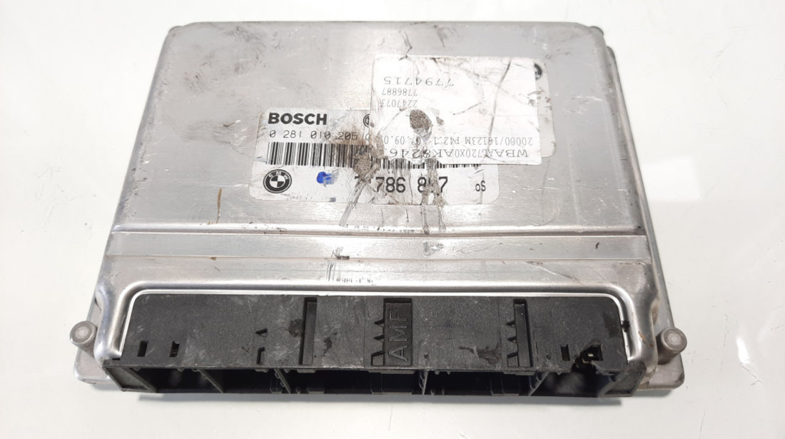 Calculator motor Bosch, cod 7786887, 0281010205, Bmw 3 Touring (E46), 2.0 diesel, 204D4 (idi:483581)
