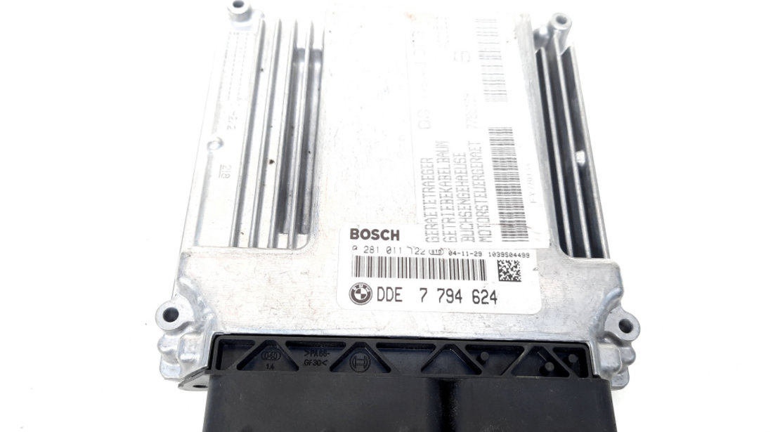 Calculator motor Bosch, cod 7794624, 0281011122, Bmw 3 Cabriolet (E46), 2.0 diesel, 204D4 (idi:549767)