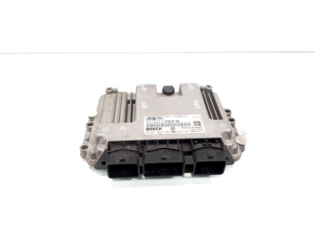 Calculator motor Bosch, cod 7M51-12A650-UA, 0281012487, Ford Focus 2 Combi (DA) 1.6 TDCI, G8DB (id:535573)