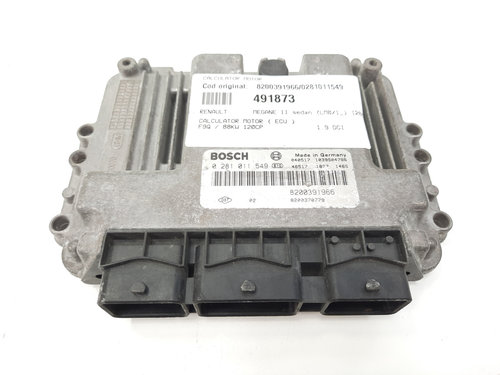 Calculator motor Bosch, cod 8200391966, Renault Megane 2 Combi, 1.9 DCI, F9Q (idi:491873)