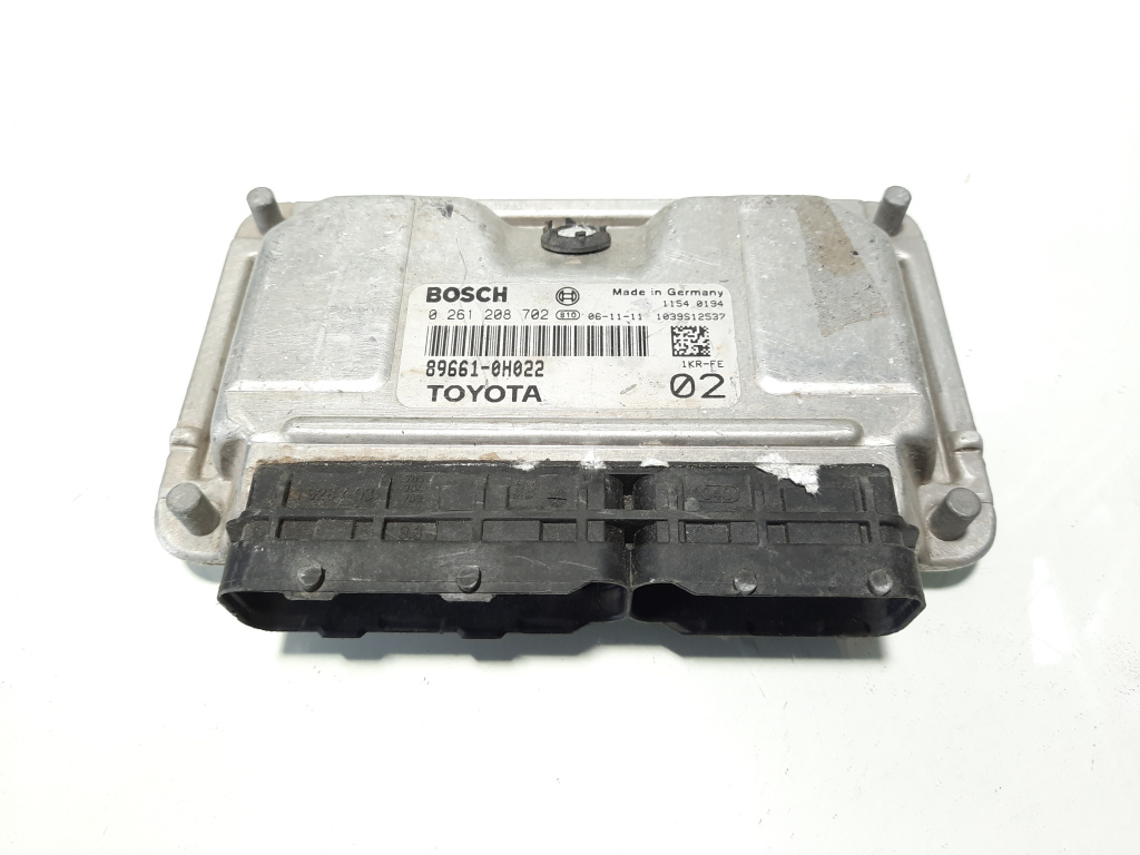 Calculator motor Bosch, cod 89661-0H022, 0261208702, Toyota Aygo, 1.0 benz, 1KRB52 (id:483097)