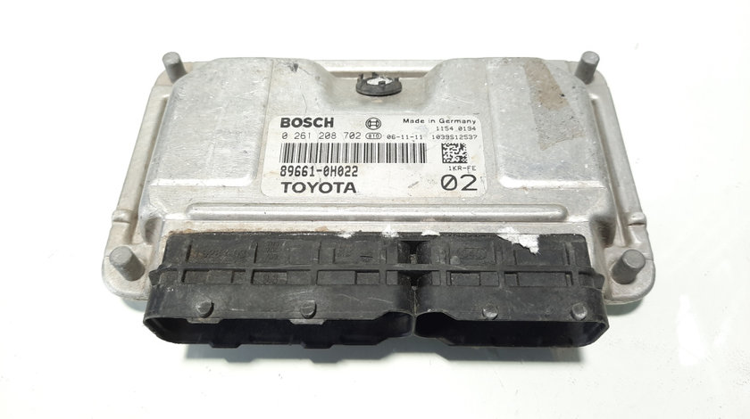 Calculator motor Bosch, cod 89661-0H022, 0261208702, Toyota Aygo, 1.0 benz, 1KRB52 (id:483097)