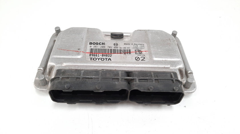 Calculator motor Bosch, cod 89661-0H022, 0261208702, Toyota Aygo, 1.0 benz, 1KRB52 (id:491944)