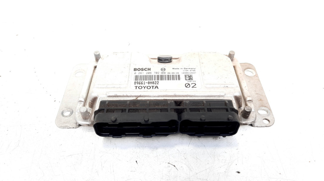 Calculator motor Bosch, cod 89661-0OH022, 0261208702, Toyota Aygo, 1.0 benz, 1KRB52 (id:543617)