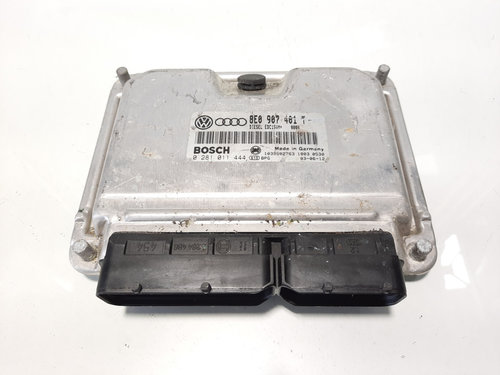 Calculator motor Bosch, cod 8E0907401T, 0281011444, Skoda Superb I (3U4) 2.5 TDI, BDG (id:483338)