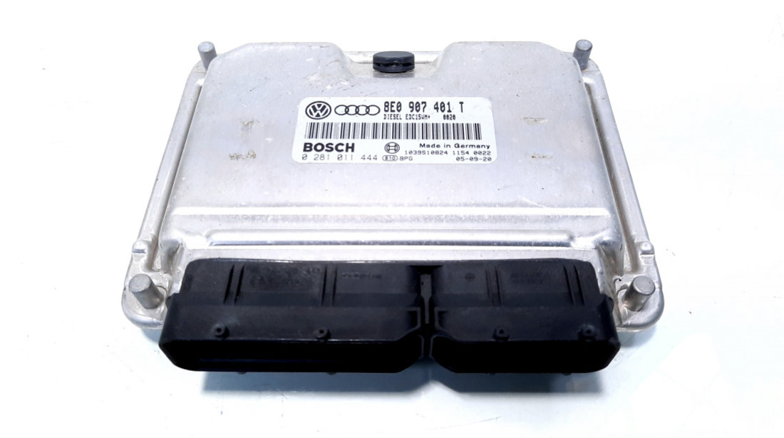 Calculator motor Bosch, cod 8E0907401T, 0281011444, Audi A4 Avant (8E5, B6), 2.5 TDI, BDG (idi:526868)