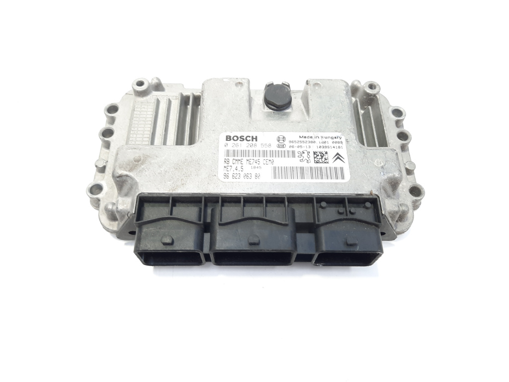 Calculator motor Bosch, cod 9662306380, 0261208558, Peugeot 307, 1.6 HDI, 9HX (id:483608)