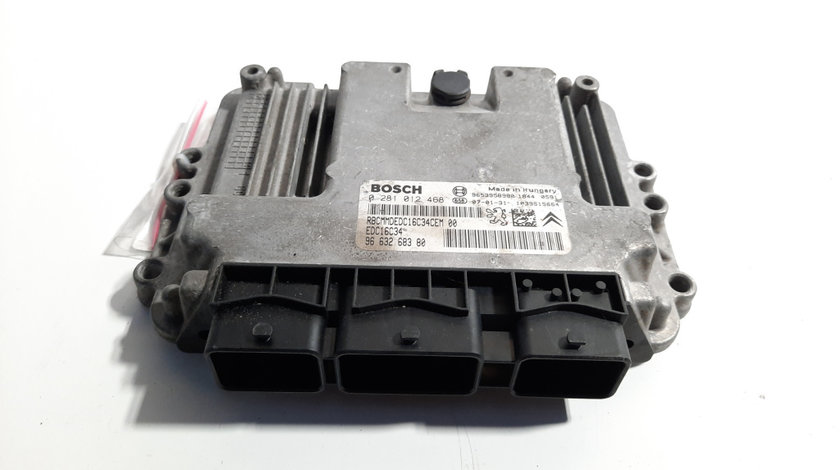 Calculator motor Bosch, cod 9663268380, 0281012468, Citroen Xsara Picasso, 1.6 HDI, 9HX (idi:491742)