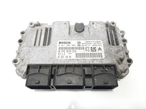 Calculator motor Bosch, cod 9663518680, 0261208908, Peugeot 206 SW, 1.6 benz, NFU (idi:483423)