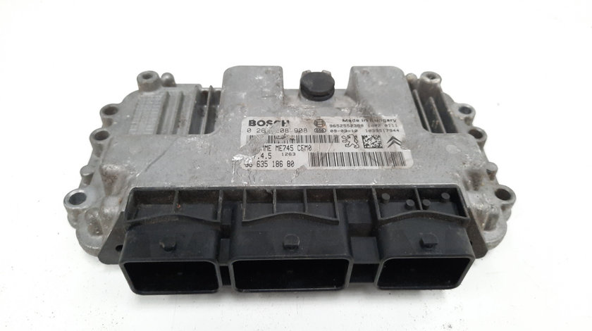 Calculator motor Bosch, cod 9663518680, 0261208908, Peugeot 307 sedan, 1.6 benz, NFU (idi:491568)