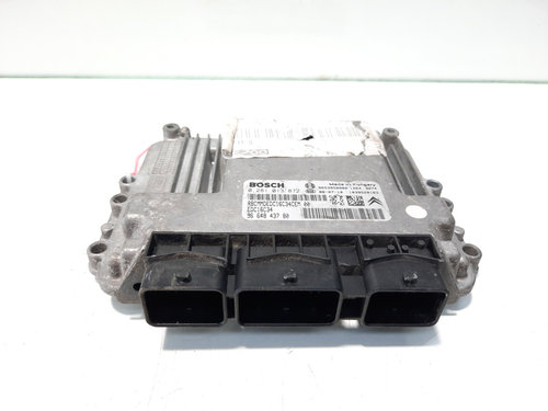 Calculator motor Bosch, cod 9664843780, 0281013872, Peugeot 308, 1.6 hdi, 9H01 (id:491387)