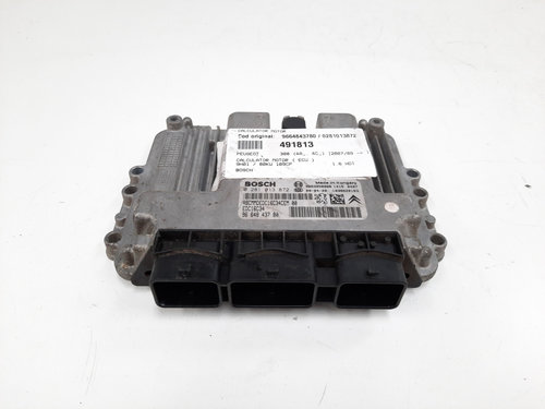 Calculator motor Bosch, cod 9664843780, 0281013872, Peugeot 308, 1.6 HDI, 9HZ (idi:491813)