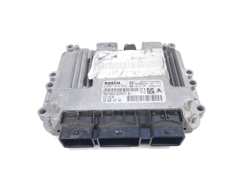 Calculator motor Bosch, cod 9664843780, 0281013872, Peugeot 308, 1.6 HDI, 9H01 (id:483766)