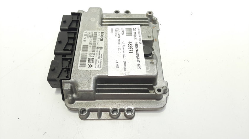 Calculator motor Bosch, cod 9665674480, 0281014729, Citroen C4 Picasso, 1.6 HDI, 9HZ (id:482971)