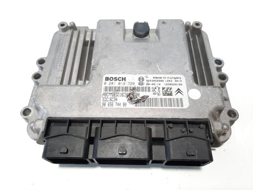 Calculator motor Bosch, cod 9665674480, 0281014729, Citroen C3 Picasso, 1.6 HDI, 9H01, 9HZ (idi:4834...