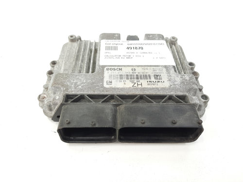 Calculator motor Bosch, cod GM55556829, 0281011943, Opel Astra G Sedan (F69), 1.7 CDTI, Z17DTL (idi:...