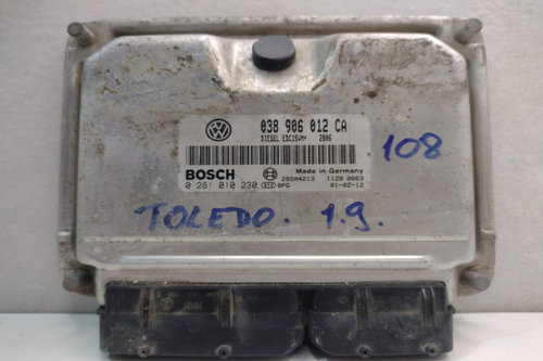 Calculator Motor Bosch ECU 0281010230 / 038906012CA Seat Toledo 2 [1999 - 2006]