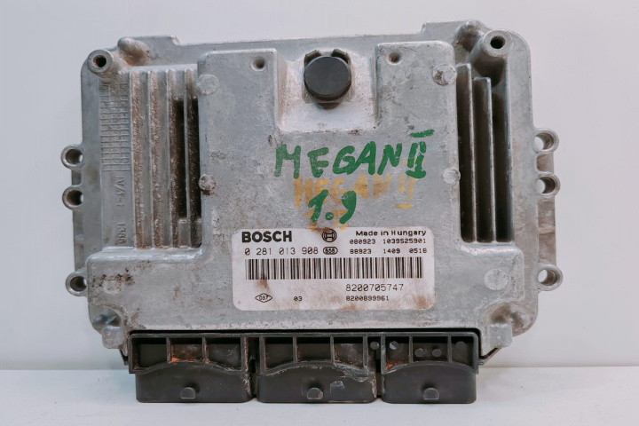 Calculator Motor Bosch ECU 0281013908 / 8200705747 / 080923 / 1039S25901 Renault Megane 2 [2002 - 2006]
