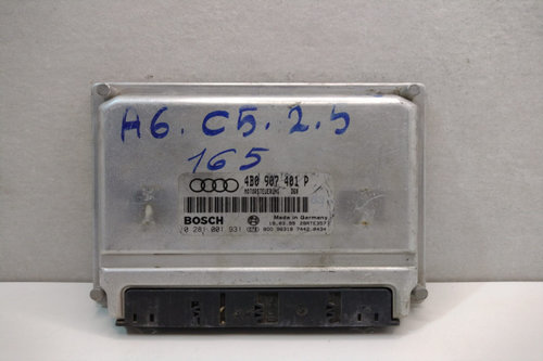 Calculator Motor Bosch ECU 4B0 907 401 P / 4B0907401P / 0281001931 / 28RTE357 Audi A4 B6 [2000 - 200...