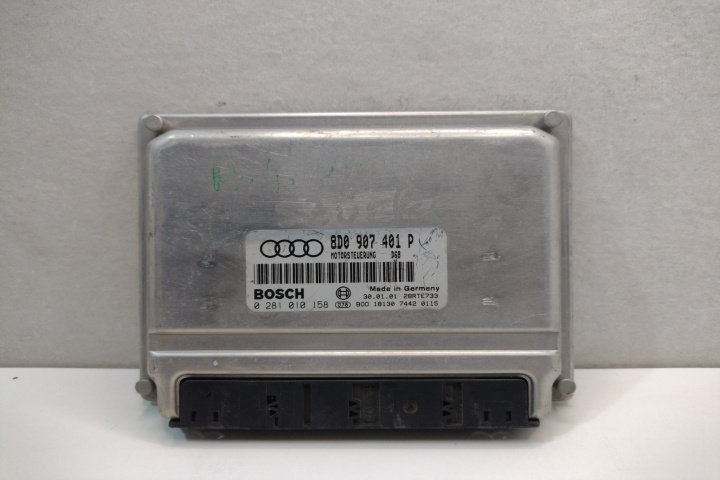 Calculator Motor Bosch ECU 8D0907401P / 0281010158 / 28RTE733 Audi A4 B6 [2000 - 2005]