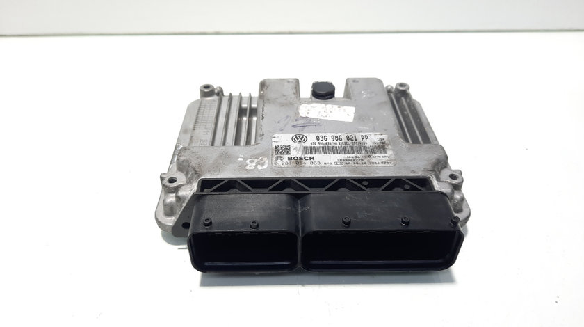 Calculator motor Bosch, ECU, cod 03G906021PP, 0281014063, Vw Golf 5 Variant (1K5) 2.0 TDI, BKD (id:577220)