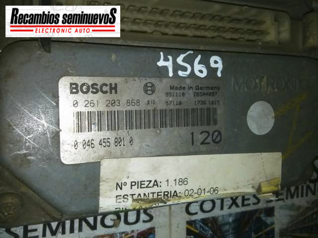 Calculator Motor BOSCH FIAT BRAVO 0 261 203 868 / 0261203868 / 046 455 801 0 / 0464558010 / 960517 / 17360390 / 26SA40970 261 203 868 / 0261203868 / 046 455 801 0 / 0464558010 / 960517 / 17360390 / 26SA4097