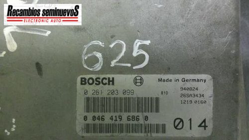 Calculator Motor BOSCH FIAT GRANDE PUNTO 0 261 203 099 / 0261203099 / 0 046 419 686 0 / 004641968600...