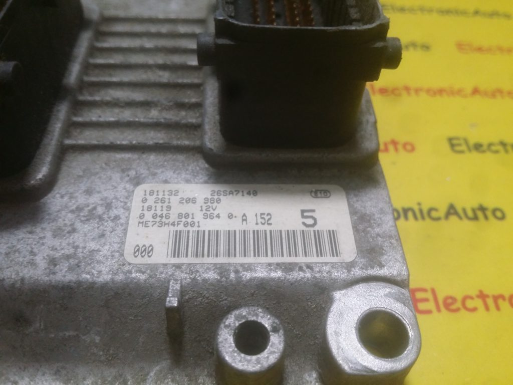 Calculator Motor BOSCH FIAT PUNTO 0 261 206 980 / 0261206980 / 0 046 801 964 0 / 004680196400 261 206 980 / 0261206980 / 0 046 801 964 0 / 00468019640