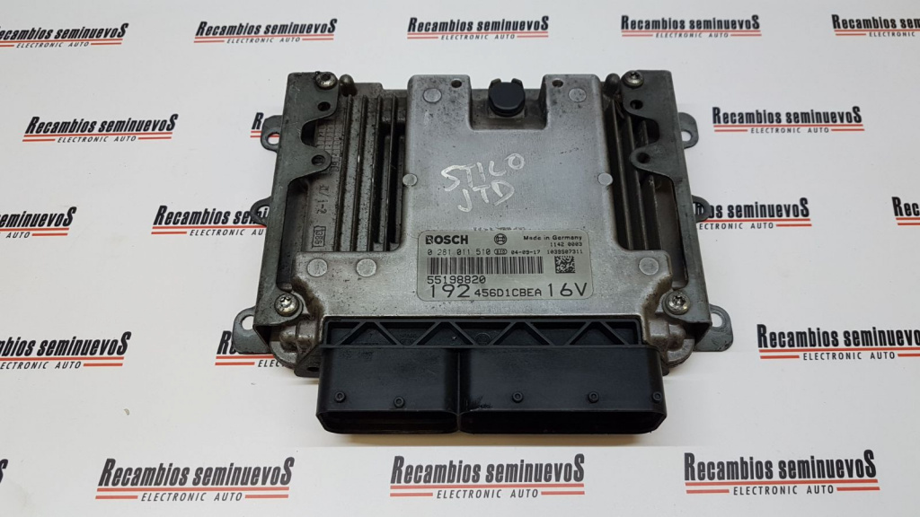 Calculator Motor BOSCH FIAT STILO 0 281 011 510 / 0281011510 / 55198820 / 192 456D1CBEA / 192456D1CBEA0 281 011 510 / 0281011510 / 55198820 / 192 456D1CBEA / 192456D1CBEA