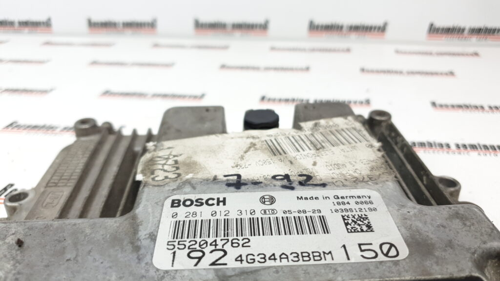 Calculator Motor BOSCH FIAT STILO 0 281 012 310 / 0281012310 / 55204762 / 192 4G34A3BBM 150 / 1924G34A3BBM1500 281 012 310 / 0281012310 / 55204762 / 192 4G34A3BBM 150 / 1924G34A3BBM150