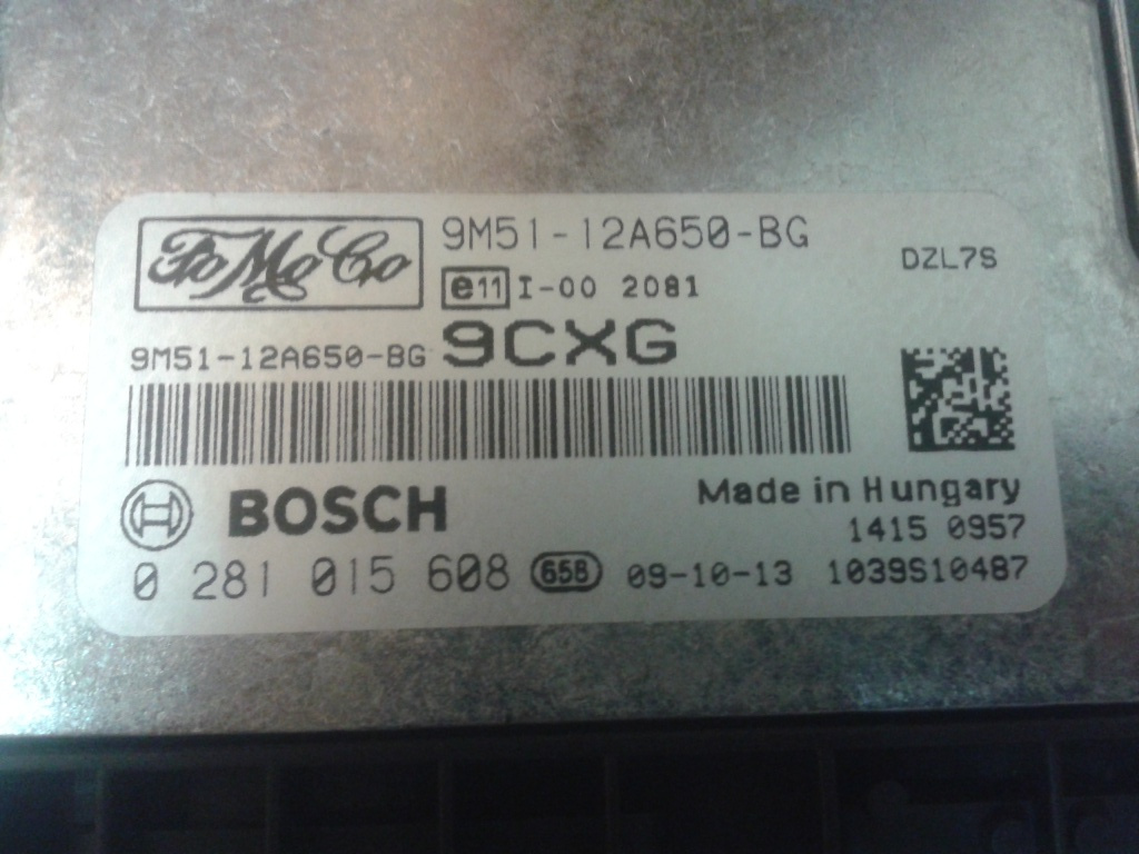 Calculator Motor BOSCH FORD FOCUS 0 281 015 608 / 0281015608 / 9M51 12A650 BG / 9M5112A650BG0 281 015 608 / 0281015608 / 9M51 12A650 BG / 9M5112A650BG