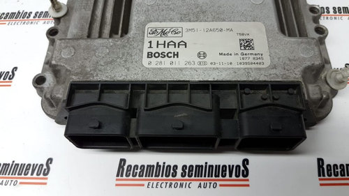 Calculator Motor BOSCH FORD FOCUS 2 3M51-12A650-MA / 3M51 12A650 MA / 3M5112A650MA / 0 281 011 263 /...