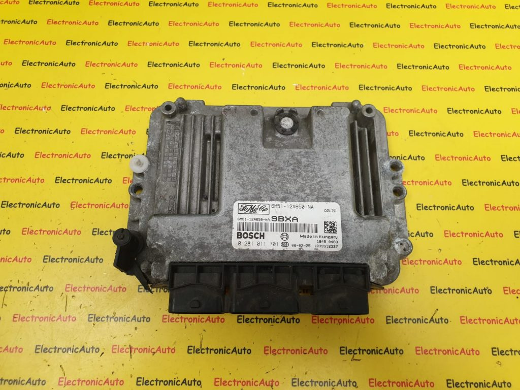 Calculator Motor BOSCH FORD FOCUS 6M51-12A650-NA / 6M51 12A650 NA / 6M5112A650NA / 0 281 011 701 / 0281011701,
