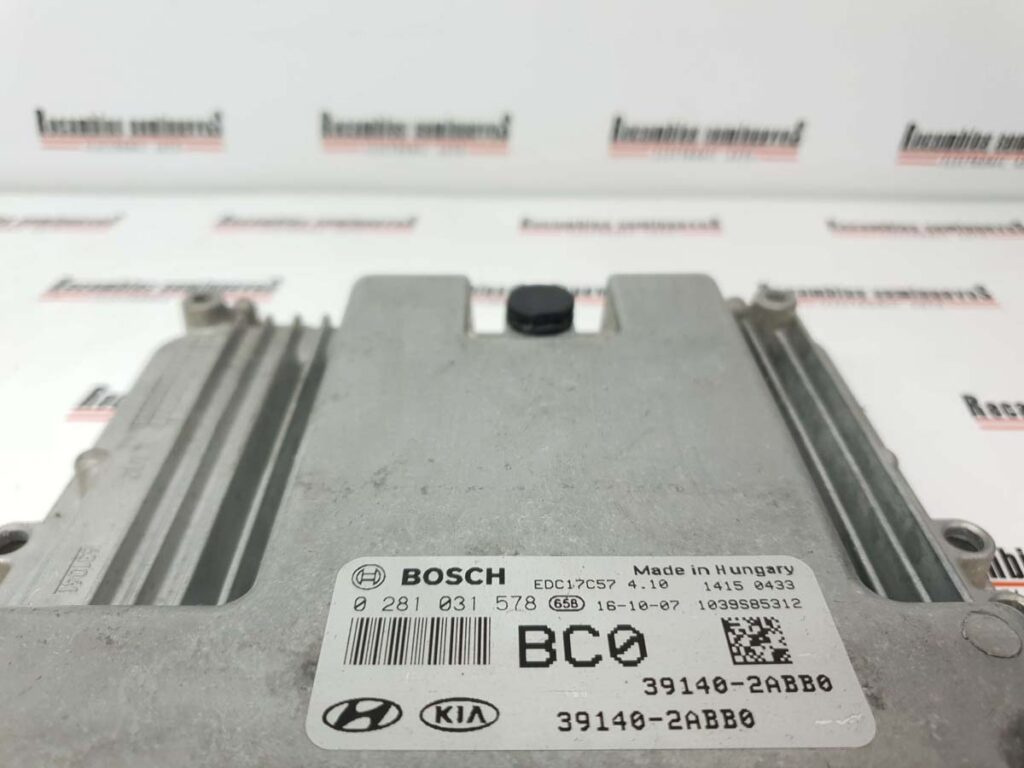 Calculator Motor BOSCH HYUNDAI I30 0281031578 / EDC17C57 / 39140-2ABB0 / 39140 2ABB0 / 391402ABB00281031578 / EDC17C57 / 39140-2ABB0 / 39140 2ABB0 / 391402ABB0