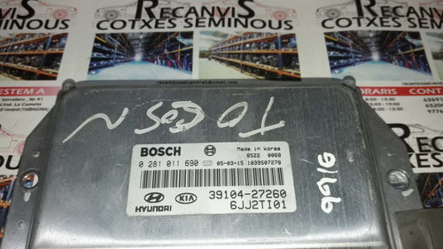 Calculator Motor BOSCH HYUNDAI TUCSON, 0281011690, 3910427260, 6JJ2TI01,