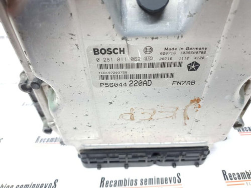 Calculator Motor BOSCH JEEP GRAND CHEROKEE 0281011062 / P56044220AD / FN7AB0281011062 / P56044220AD ...