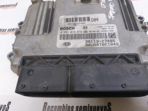 Calculator Motor BOSCH KIA CARENS 39113-27485 / 39113 27485 / 3911327485 / 0 281 013 072 / 028101307...