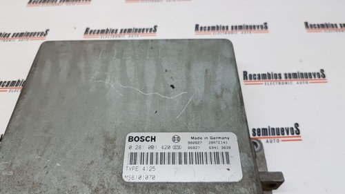 Calculator Motor BOSCH LAND ROVER FREELANDER 0 281 001 420 / 0281001420 / MSB101070 / TYPE 4125 / TY...
