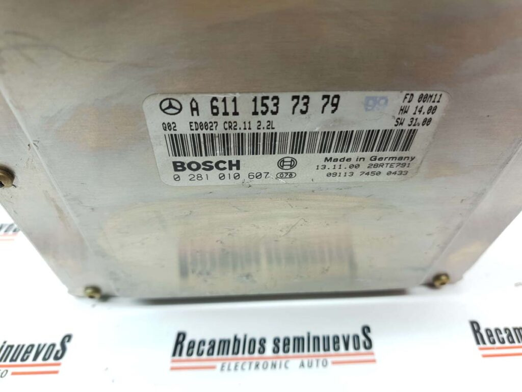 Calculator Motor BOSCH MERCEDES-BENZ Class C 0 281 010 607 / 0281010607 / A 611 153 73 79 / A6111537379 / CR2 11 / CR211 / 2.2L / 2 2L / 22L0 281 010 607 / 0281010607 / A 611 153 73 79 / A6111537379 / CR2 11 / CR211 / 2.2L / 2 2L / 22L
