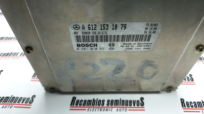 Calculator Motor BOSCH MERCEDES-BENZ Class C 0 281 010 531 / 0281010531 / A 612 153 10 79 / A6121531079 / HW 14 00 / HW1400 / SW 16 00 / SW1600 / CR2.14 / CR2 14 / CR214 / 2.7L / 2 7L / 27L0 281 010 531 / 0281010531 / A 612 153 10 79 / A6121531079 /