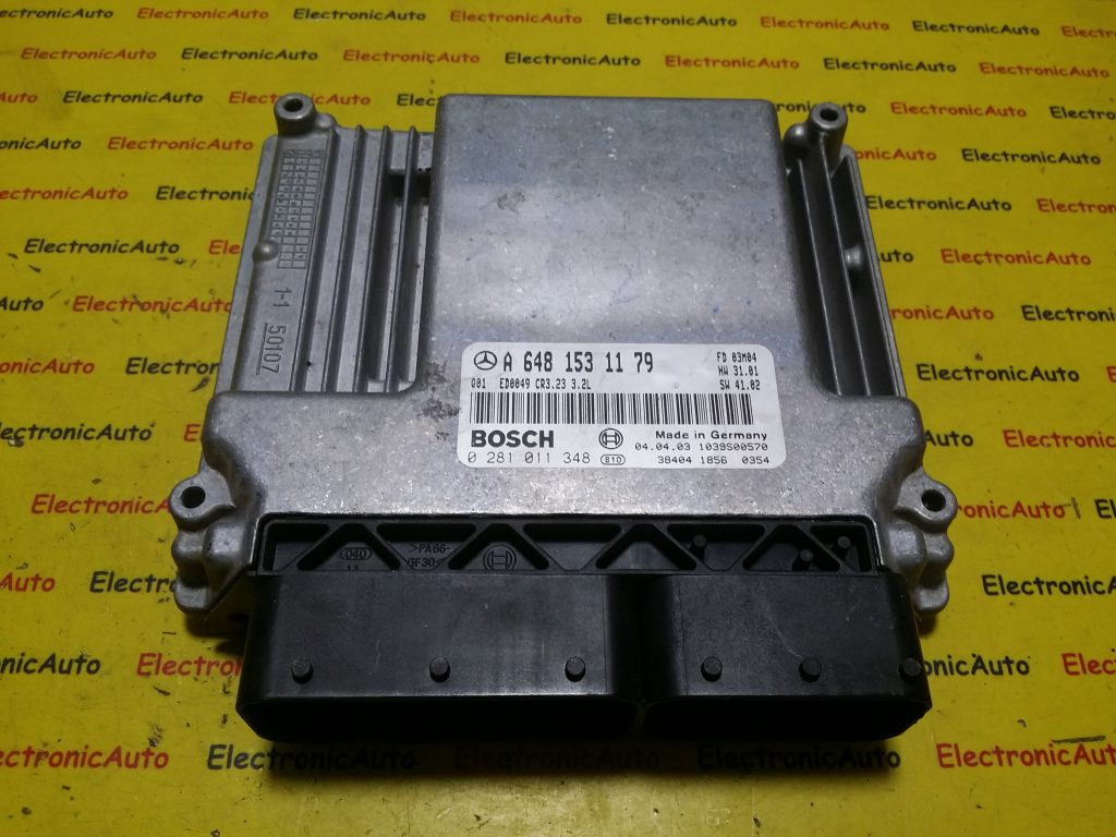 Calculator Motor BOSCH MERCEDES-BENZ Class E 0 281 011 348 / 0281011348 / A 648 153 11 79 / A6481531179 / CR3 23 / CR323 / 3 2L / 32L0 281 011 348 / 0281011348 / A 648 153 11 79 / A6481531179 / CR3 23 / CR323 / 3 2L / 32L