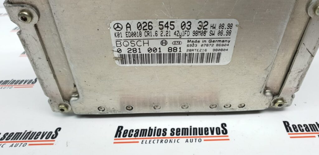 Calculator Motor BOSCH MERCEDES-BENZ Class E 0 281 001 881 / 0281001881 / A 026 545 03 32 / A0265450332 / CR1 6 / CR16 / 2.2 L / 2 2 L / 22L0 281 001 881 / 0281001881 / A 026 545 03 32 / A0265450332 / CR1 6 / CR16 / 2.2 L / 2 2 L / 22L