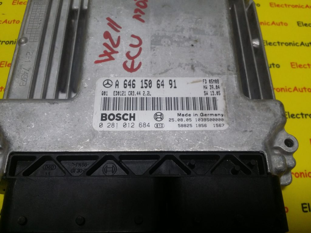 Calculator Motor BOSCH MERCEDES-BENZ Class E 0 281 012 684 / 0281012684 / CR3 44 / CR344 / A 646 150 64 91 / A6461506491 / 2 2L / 22L0 281 012 684 / 0281012684 / CR3 44 / CR344 / A 646 150 64 91 / A6461506491 / 2 2L / 22L
