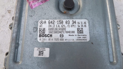 Calculator Motor BOSCH MERCEDES-BENZ Class E 0 281 014 525 / 0281014525 / A 642 150 03 34 / A6421500...