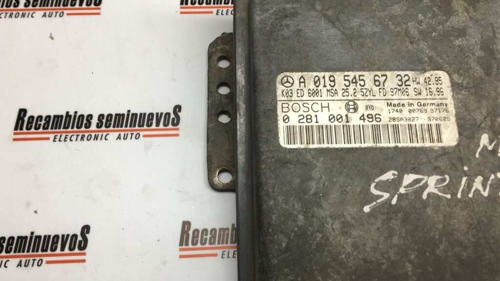 Calculator Motor BOSCH MERCEDES-BENZ SPRINTER 0 281 001 496 / 0281001496 / A 019 545 67 32 / A0195456732 / HW 42.95 / HW 42 95 / HW4295 / SW 16.96 / SW 16 96 / SW16960 281 001 496 / 0281001496 / A 019 545 67 32 / A0195456732 / HW 42.95 / HW 42 95 / H