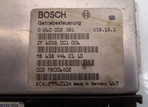 Calculator Motor BOSCH MERCEDES-BENZ VITO 0 260 002 381 / 0260002381 / MB 6384460110 / MB6384460110 ...