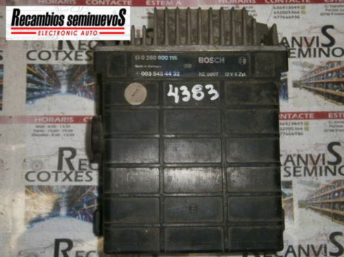 Calculator Motor BOSCH MERCEDES-BENZ W124 0 280 800 116 / 0280800116 / 00 35 454 432 / 00354544320 2...