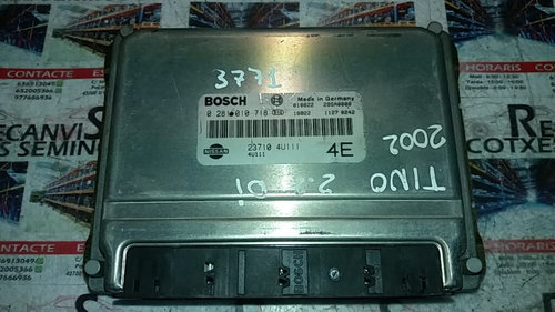 Calculator Motor BOSCH NISSAN ALMERA 0 281 010 718 / 0281010718 / 23710 4U111 / 237104U1110 281 010 ...